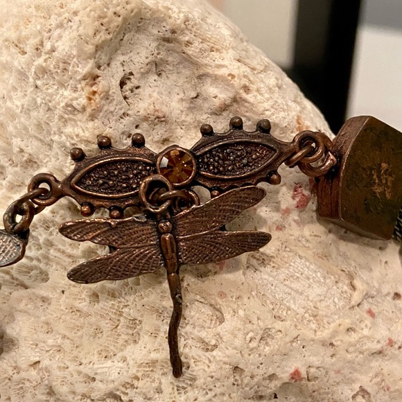 Dragonfly Earrings and Necklace Set - Picture 4 of 8